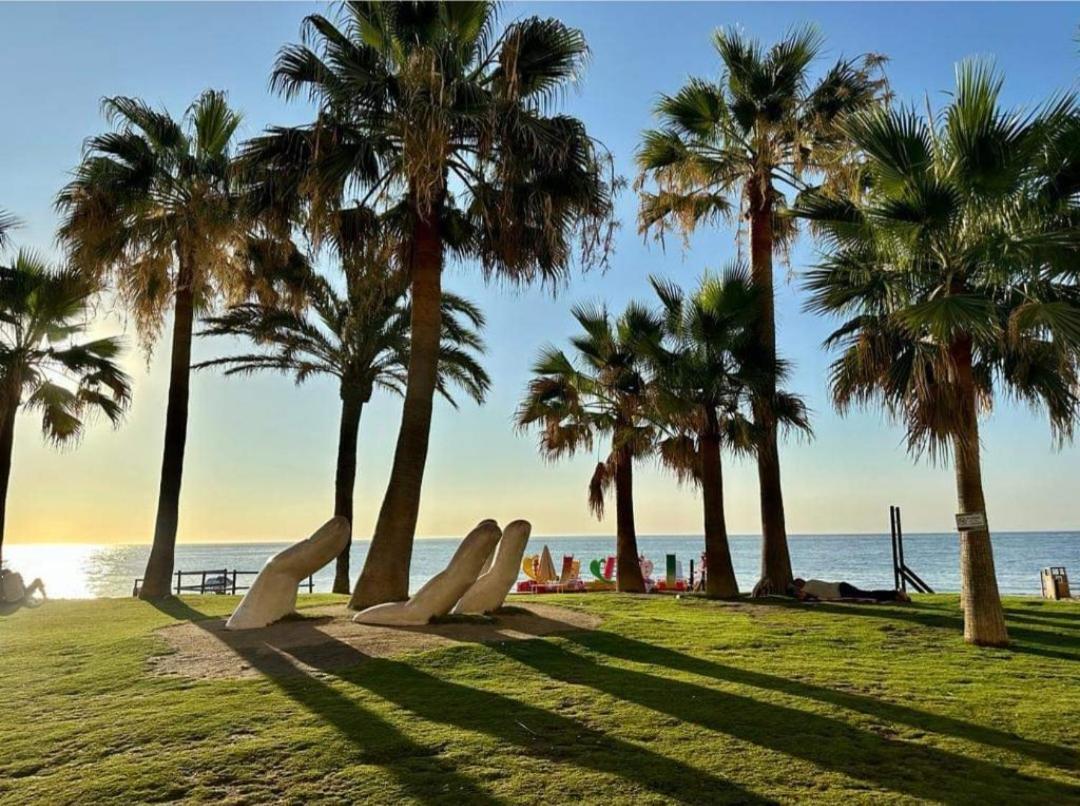 Luxury Beachfront Apartment With Pool, Sauna, Fitness And Gym In Province Malaga, Andalusia ミハス エクステリア 写真